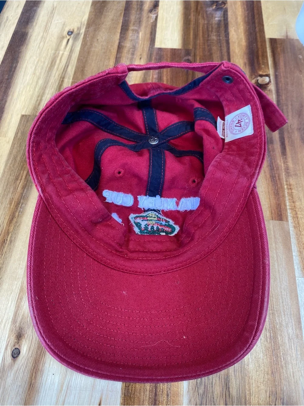 Minnesota Wild NHL Stanley Cup Playoff Cap 2014 Red Adjustable Band